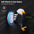 vasdaren Bald Eagle Wall Light,with Remote Control,Magnetic Wall Mounted Lamp with Timer Function,Ideal for Bedroom