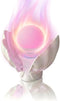 Shell Bedside Table Lamp with Wireless Charger - Stepless Dimmable Nightstand Light