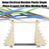 Electrical Machine Plastic Single Phase Coil Wire Winding Head Holder - 6 Layer Beige