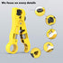 Yankok Universal Stripping and Cutting Tool - For Round and Flat STP UTP Cat5 Cat6 Cat7 Ethernet and Coaxial Cables