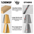 11.25 1 Inch Length,1/2 Inch Degree Chamfer Router Bit with Cutting Shank Carbide Edge Forming Bevel Router Bit