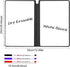 Marte Vanci Whiteboard Notebook, Reusable Dry Erase Pad, A5 Portable with Pen and Wiping Cloth for Notes