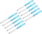 uxcell Mini Slotted Screwdriver, 2.0mm Flat Head 65mm Length, 10 Pcs for Small Appliances Repair