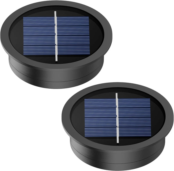 X-PREK 2 Pack Replacement Solar Light Parts, 7 Lumens Warm White LED Light Bulbs, Waterproof Solar Light Replacement