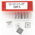 12mm Square Carbide Inserts Cutters Knives Blades, 12 12 1.5mm-35 for Woodworking Planer Cutter Head