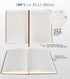Lined Journal Notebook for Men Women, 256 Pages, A5 Hardcover Leather, College Ruled for Writing, Travel, Work, Brown