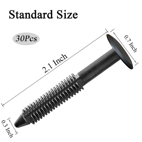 Dovabietar 30Pcs Shutter Fasteners, Window Shutter Screws, Black Shutters Screws with Caps, Outdoor Shutters for House