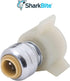 SharkBite 1/4 Inch x 7/8 Inch Ballcock Toilet Reducing Connector, Pack of 6, Push To Connect, PEX Pipe, Copper, CPVC, PE-RT, HDPE, U3531LF by SharkBite