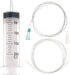 SHAOTONG 200ml Syringes - 40 Inch Tube and Tip Adapter for Feeding Pets and Liquid Refilling