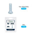 Hex Bolts 10Pcs (5/16-24x1-1/4"), Grade 2 Carbon Steel Zinc Plated Fully Threaded Hex Head for Furniture Repair