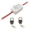 DieseRC AC 110V 120V 220V 240V Wireless Remote Control Light Switch with 2 Transmitters