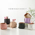 HOMIEAZICOZI 2-Pack Cork Leather Makeup Brush Holder Organizer - Stylish Desk Accessories Storage for Home Decor