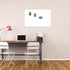 Lockways Magnetic Dry Erase Board, 36 x 24 Inch Whiteboard, 1 Dry Erase Marker, 2 Magnets for Home, School, Office