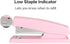 Deli Desktop Stapler, Pink Office Stapler with 640 Staples, 25 Sheet Capacity