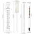 Triple Scale Alcohol Hydrometer (2 pcs) and Test Jar for Home Brew, Wine, Beer, Cider - Combo Set