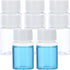 PATIKIL 8 Pcs 20ml Translucent White Reagent Bottles, PET Small Mouth Round Bottles with Screw Cap for Lab Storage