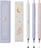 Kaco Gel Pens Cute Stationery 3 Pieces 0.5mm Fine Point Gifts for Women Kids Quick Drying for Journaling Aesthetic