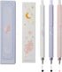 Kaco Gel Pens Cute Stationery 3 Pieces 0.5mm Fine Point Gifts for Women Kids Quick Drying for Journaling Aesthetic