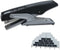 Handheld Plier Stapler, Sturdy Metal Hand Stapler for Office, School, Home, Only for NO.10 Staples, Black, 2024 Gifts
