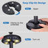 LATME 10-25 3 Patio Umbrella Light Rechargeable Umbrella Lights Hours Runtime,Umbrella Pole Light Lighting Modes