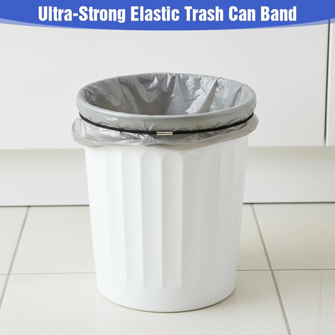 Sorcristy 6 13-30 Trash Can Rubber Bands Pcs Large Can Bands Heavy Duty, Garbage Bag Holder for Kitchen Bathroom