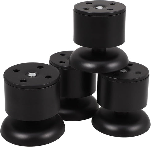 Zerodeko 4pcs Adjustable Stainless Steel Cabinet Legs Furniture Leg Risers 6cm Thick