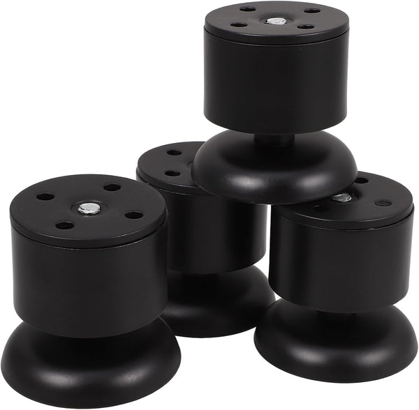 Zerodeko 4pcs Adjustable Stainless Steel Cabinet Legs Furniture Leg Risers 6cm Thick