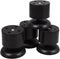 Zerodeko 4pcs Adjustable Stainless Steel Cabinet Legs Furniture Leg Risers 6cm Thick