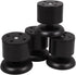 Zerodeko 4pcs Adjustable Stainless Steel Cabinet Legs Furniture Leg Risers 6cm Thick