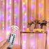 Generic 100 8 LED Colorful Curtain Light for Party/Wedding/Festival/Christmas,Window Blinking String Light