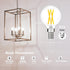 G16.5 Bulb 4000K 4W, 40 E12 Bulb Dimmable, Bulbs 90+CRI 400LM, 12 Pack GvvooHome Light Neutral White, watt Equivalent