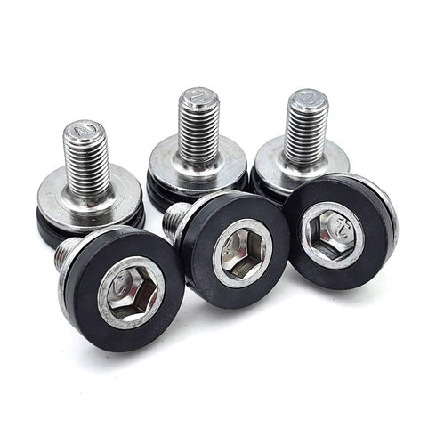 ONIPAX Pack of 6 Bike Hex Crank Arm Bolts 8mm x 15mm