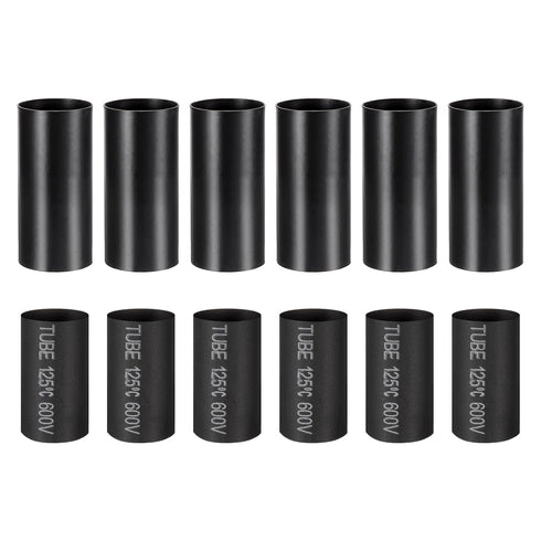PATIKIL 2" Tall Candle Covers Sleeves, 6Pcs Metal E12 Chandelier Socket Sleeves