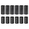 PATIKIL 2" Tall Candle Covers Sleeves, 6Pcs Metal E12 Chandelier Socket Sleeves