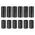 PATIKIL 2" Tall Candle Covers Sleeves, 6Pcs Metal E12 Chandelier Socket Sleeves