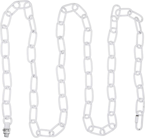 PATIKIL 6 ft Light Fixture Chain, Lighting Chain Metal Looping Link with