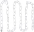 PATIKIL 6 ft Light Fixture Chain, Lighting Chain Metal Looping Link with