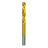 Tools 1/2 Inch Reduced Shank Drill Bit, 1/2" 3-Flat Shank, High Speed Steel with Titanium Coating for Steel, Iron, Wood