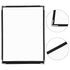 2-Side 21.6 28 Cm PVC Menu Book Restaurant Menu Holder with White Corner X for Bars Cafes and Dining Tables