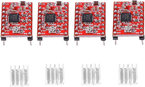 A4988 3D V3.0 4 Dioche CNC Expansion Board with Stepper Motor Driver Kit for Engraver and Printer Applications