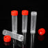 30ml Plastic Small Vials with Screw Caps, Sample Tubes, 30pcs, PP Material, Free from DNase, RNase, Human DNA