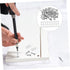 200pcs NUOBESTY Plastic Hinge Dowel Inserts Self-Tapping Screws for Cabinet Door Repair and Installation Plastic