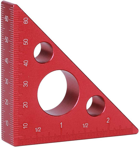 Carpenter Ruler, Woodworking Tools Right Angle Ruler, Aluminum Alloy Woodworking Measuring Tool for Roofers Builders