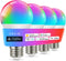 OREiN Matter Smart RGBTW Bulb, Smart Light Bulbs Work with Apple Home, Alexa, Google Home, A19 Color Changing, 4 Pack