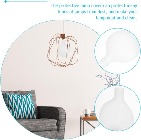 3.93X2.75X2.75 Inch ARTIBETTER Small Frosted Milk White Lamp Shade Replacement Lampshade for Indoor Table Lamps