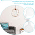 3.93X2.75X2.75 Inch ARTIBETTER Small Frosted Milk White Lamp Shade Replacement Lampshade for Indoor Table Lamps