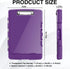 Sooez Original Clipboard with 2 Storage & Pen Holder, Heavy Duty 8.5x11 Clip Boards, Clearview Dry Erase Coach Clipboard