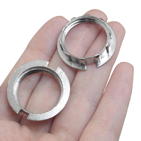 LUORNG 10PCS G9 M20 3/4 Inch Light Socket Fixed Rings Shade Holder Adapter Table Floor Lamp Diameter Zinc Alloy