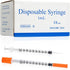 U 100 1cc Syringe, 1ml 30 Gauge 1/2 inch Disposable Lab Supplies, 100 per Box