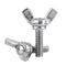Hilitand Pack of 5PCS Wing Bolts Set, M5, 304 Stainless Steel Wing Butterfly Screws, Fasteners (M5 x 20mm)